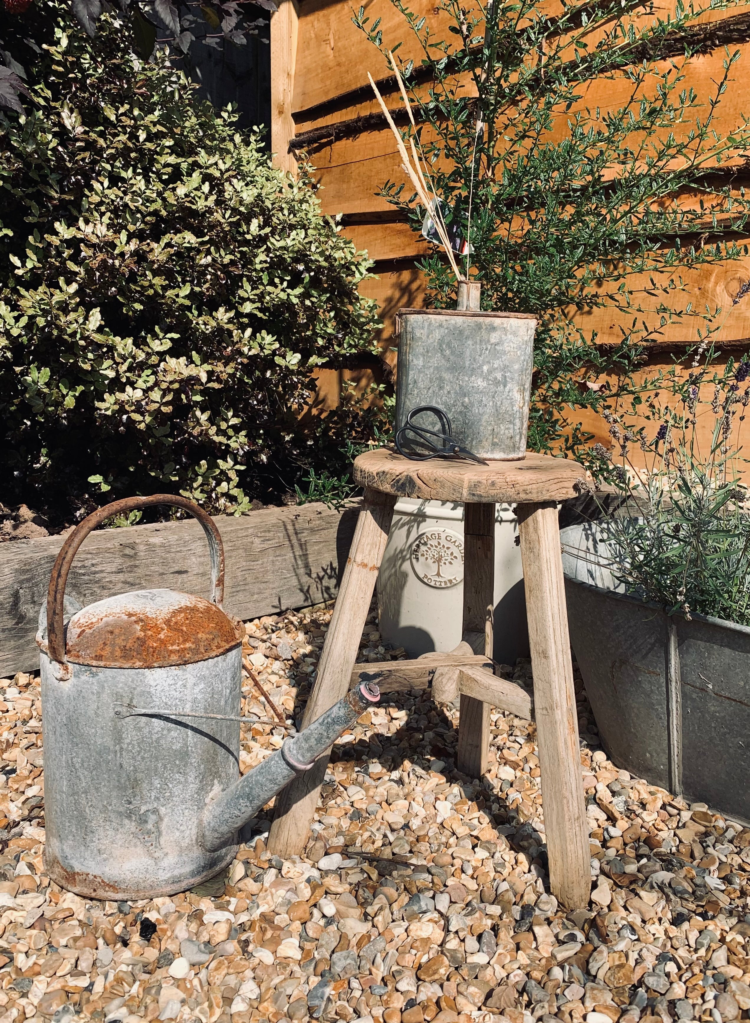 Rustic Cotswold stool